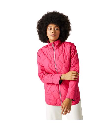 Regatta Womens/Ladies Courcelle Quilted Jacket (Hot Pink) - UTRG10096
