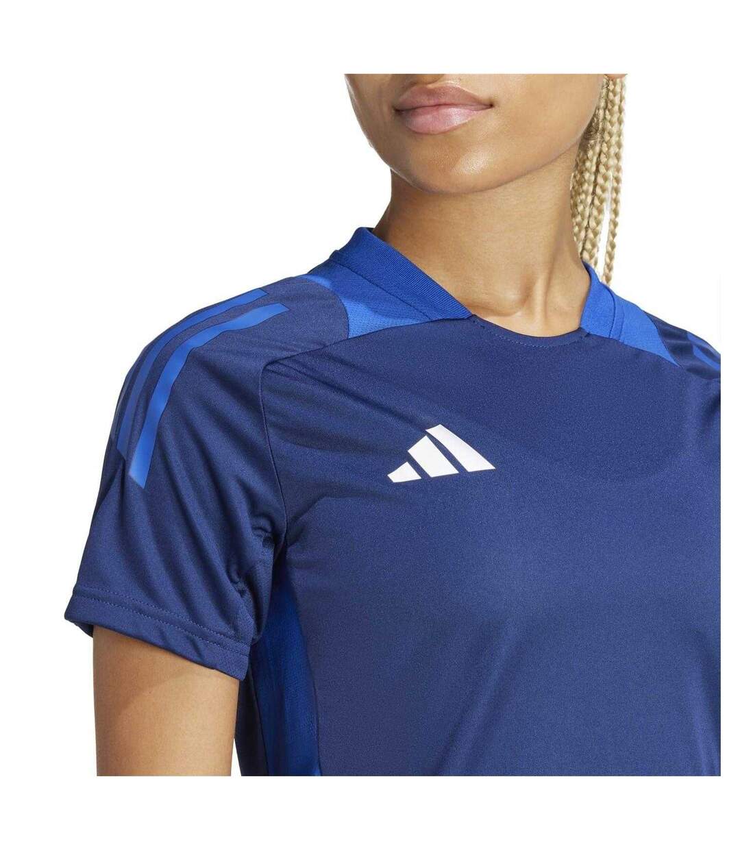 Maillot De Foot Tiro Competition Femme Bleu Marine Foncé Adidas-4