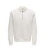 Sweat 1/2 blanc homme only & sons abbott - l-3