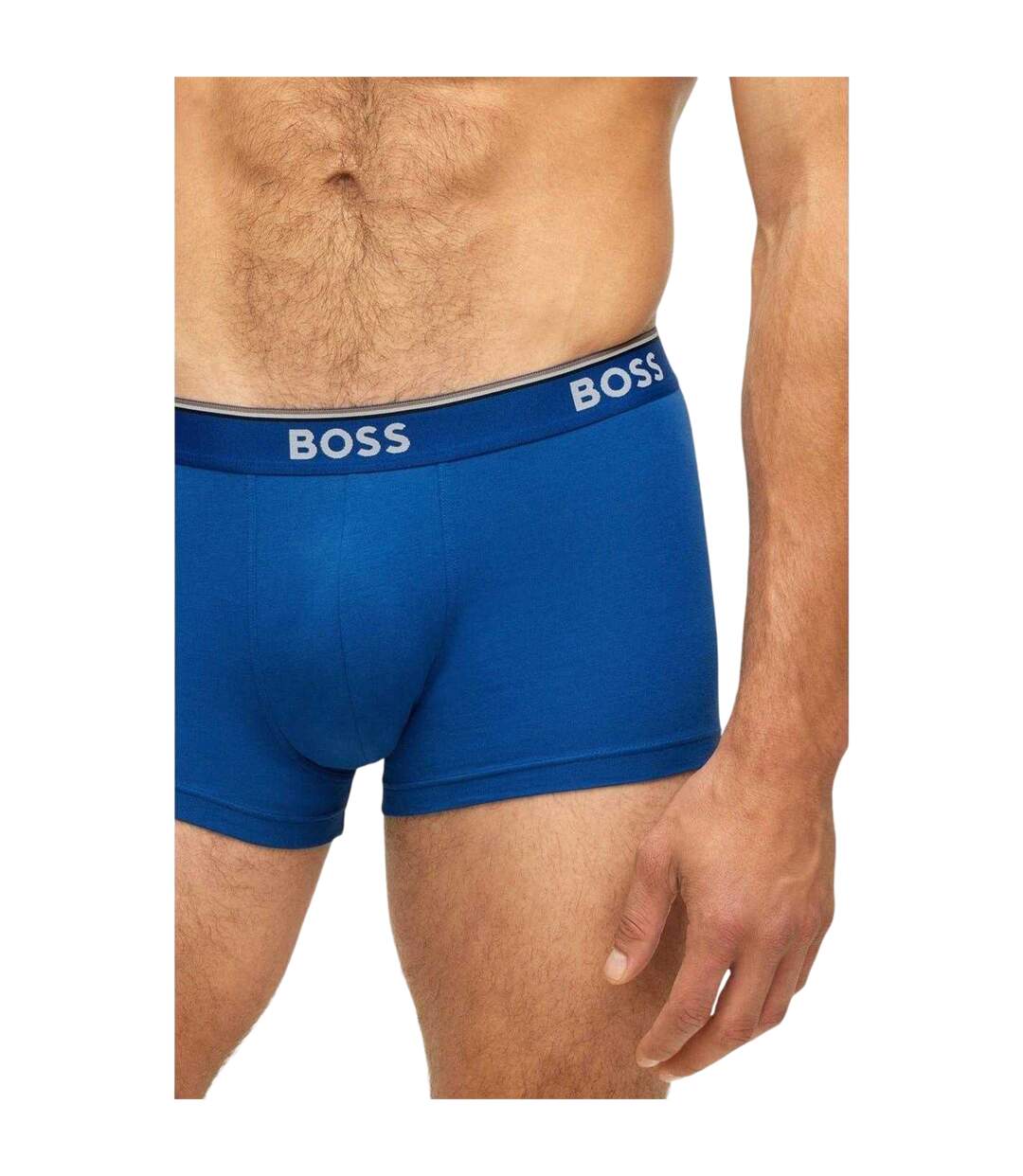 Pack Of 3  Mens Bodywear Logo Boxer Shorts  Red Black Blue Boss-2