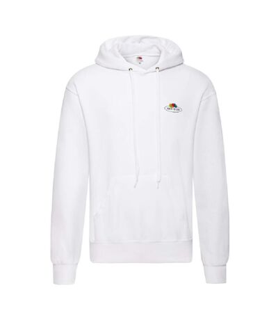 Fruit of the Loom - Sweat à capuche VINTAGE SMALL LOGO - Homme (Blanc) - UTBC4881