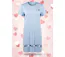 OZABI Chemise de Nuit Femme Microfibre Manches Courtes-3