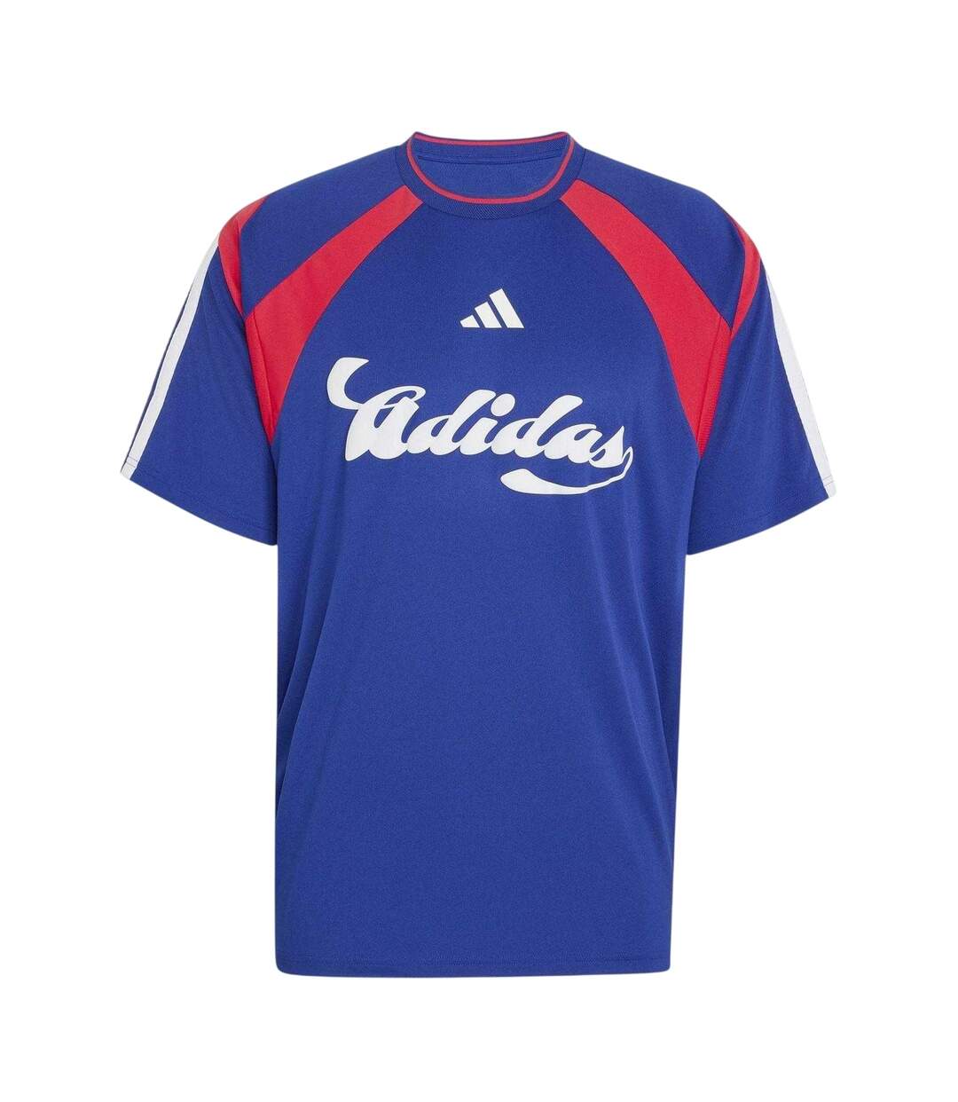 Mens Hot Raglan T-shirt Blue Adidas-2