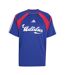 Mens Hot Raglan T-shirt Blue Adidas-2