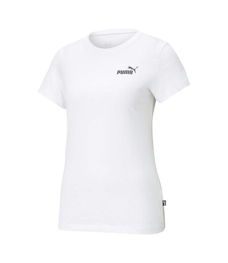 T-shirt ess femme blanc Puma