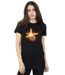 Disney - T-shirt CARS LIGHTNING MCQUEEN BURST - Femme (Noir) - UTBI16111-2