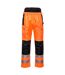 Portwest Mens PW3 Extreme High-Vis Safety Rain Trousers (Orange/Black) - UTPW499