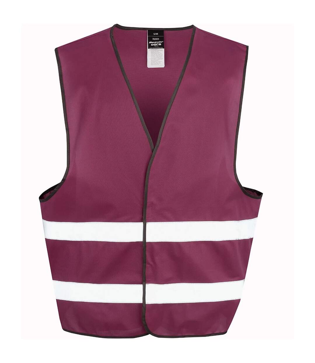 Gilet Haute Visibilité Enhanced Adulte Bordeaux Result Core-1