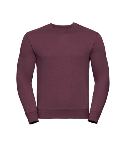 Mens authentic sweatshirt burgundy Russell