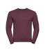 Mens authentic sweatshirt burgundy Russell