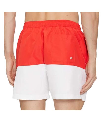 Short de bain Rouge/Blanc Homme Calvin Klein Jeans KM0KM00994 - XXL