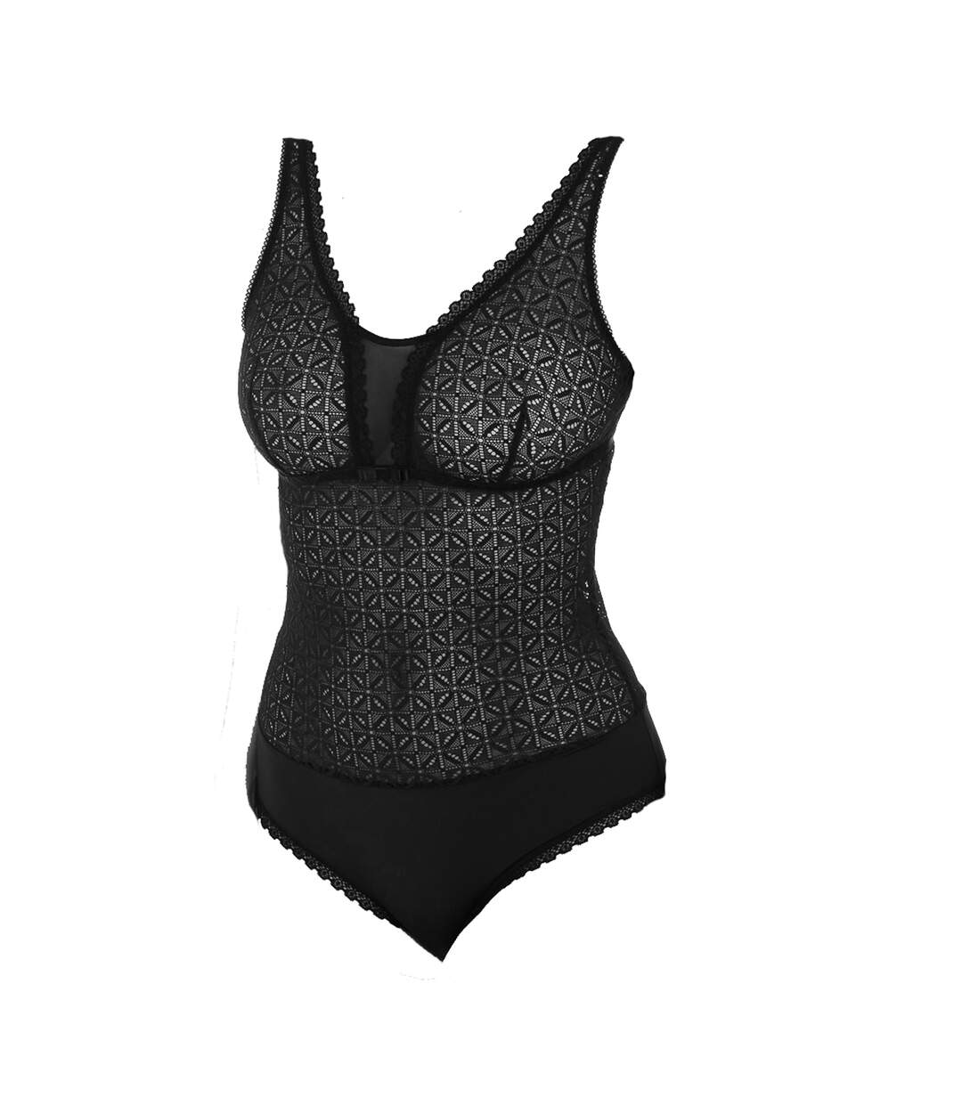 Daily Glam Body tendance avec dentelle et bretelles D07M7 design élégant et féminin pour femme-1