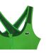 Womens/ladies Colour Block Stretch Zipped Sport Bralette Green Lacoste-2
