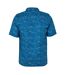 Chemise Manches Courtes Motif/style Cactus Hula Homme Bleu Mer Foncé Imprimé Intégral Craghoppers-3