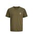 Lot De 5  T-shirts Corp Homme Bleu Marine Blanc Noir Gris Vert Kaki Jack And Jones-2