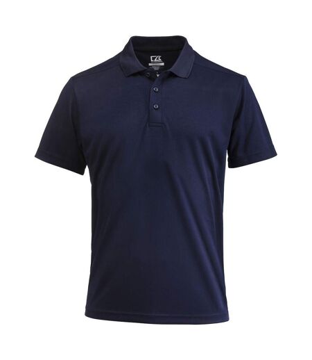 Mens kelowna polo shirt dark navy Cutter & Buck