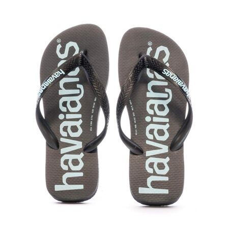 Tongs Noir Mixte Havaianas Logomania - 37/38