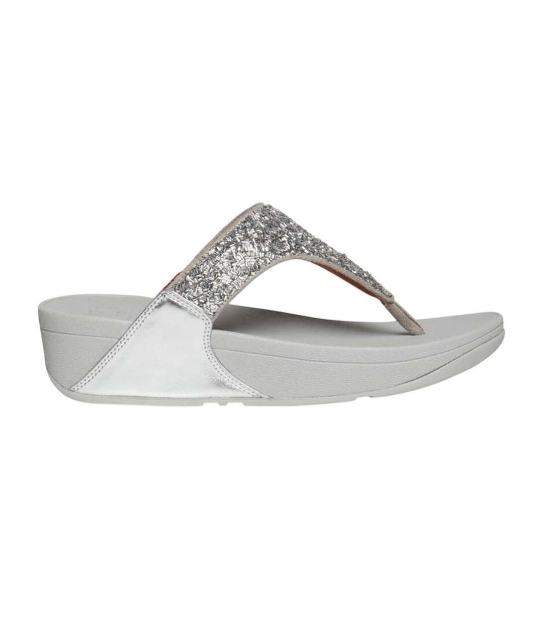 Sandales Style Scintillant Femme Argenté Fit Flop-2