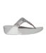 Sandales Style Scintillant Femme Argenté Fit Flop-2