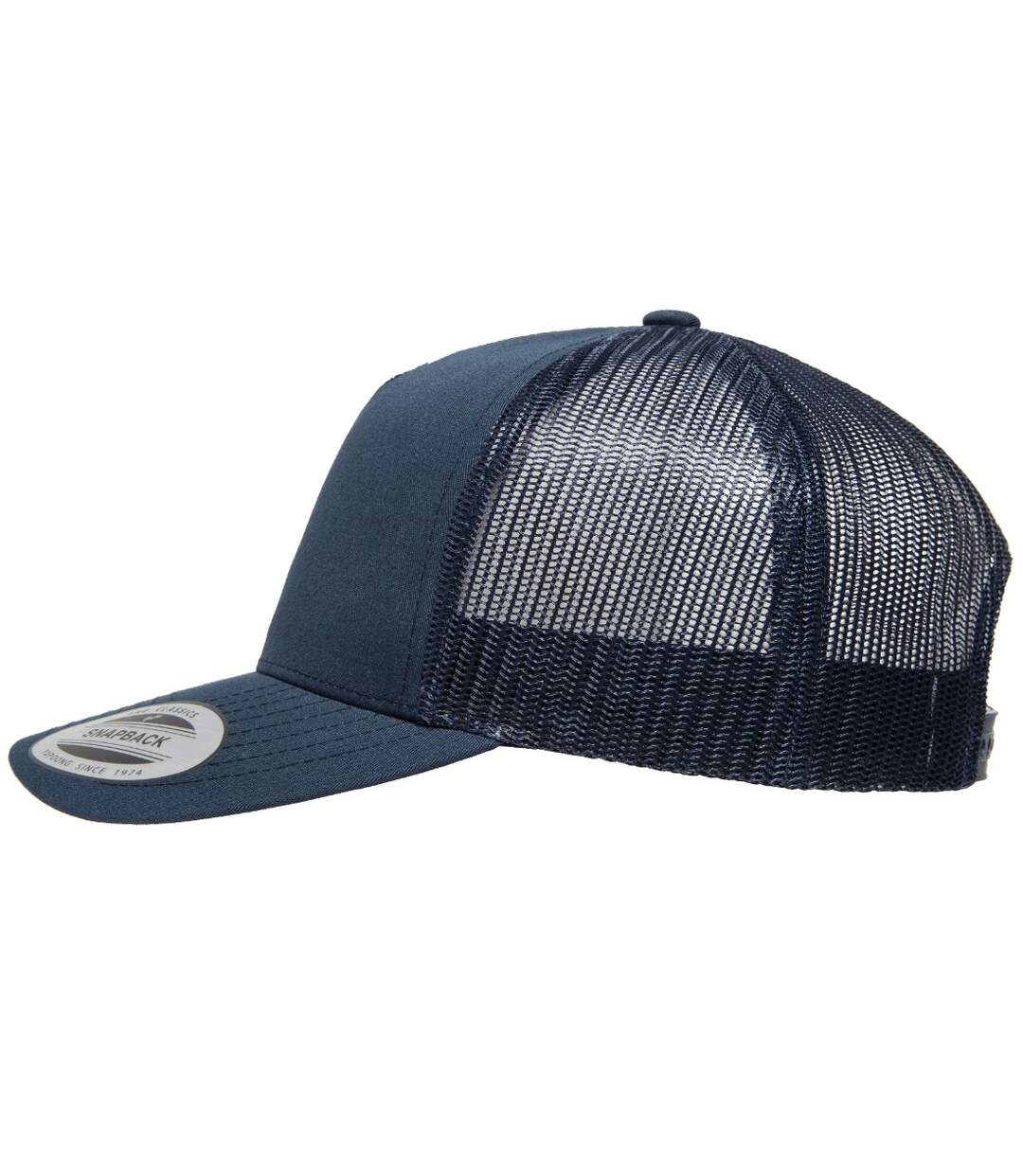 Casquette trucker flexfit bleu marine Yupoong-3