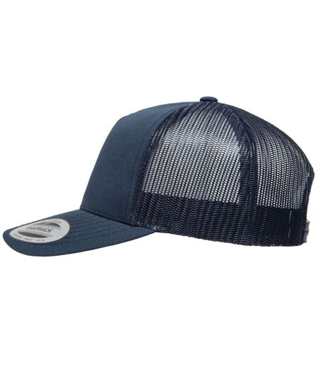 Casquette trucker flexfit bleu marine Yupoong