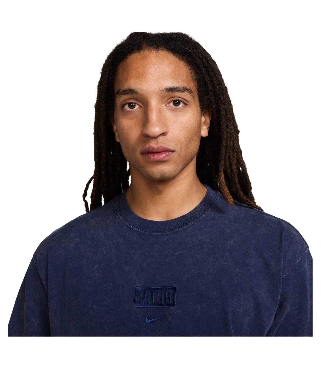 Mens Essentials Paris Saint Germain Fc T-shirt Midnight Navy Nike-3