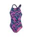 Maillot De Bain 1 Pièce Motif/style Géométrique Hyper Boom Allover Medalist Femme Bleu Marine Rose Pâle Imprimé Speedo-2