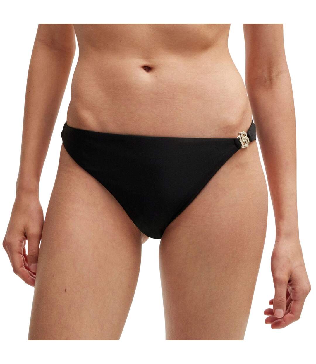 Bas De Maillot De Bain Style Monogramme Femme Noir Boss-1