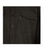 Mens Logo Long-sleeved Overshirt Khaki Capo-3