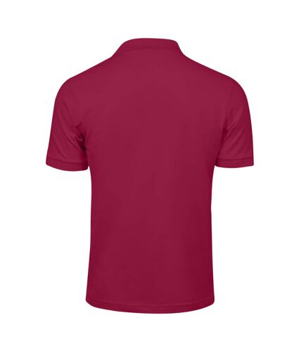 Polo luxury homme bordeaux TeeJays