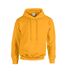 Sweat À Capuche Adulte Jaune Or Gildan-1