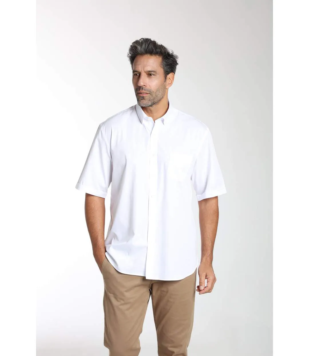 Chemise manches courtes en coton CARY-2