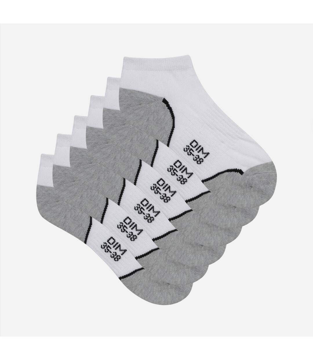 Chaussettes DIM SPORT, lot de 3 paires-1