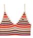 Womens/ladies Striped Cotton Blend Long Maxi Dress Multicoloured Lacoste-3