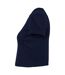 Haut court femme bleu marine uni Bella + Canvas