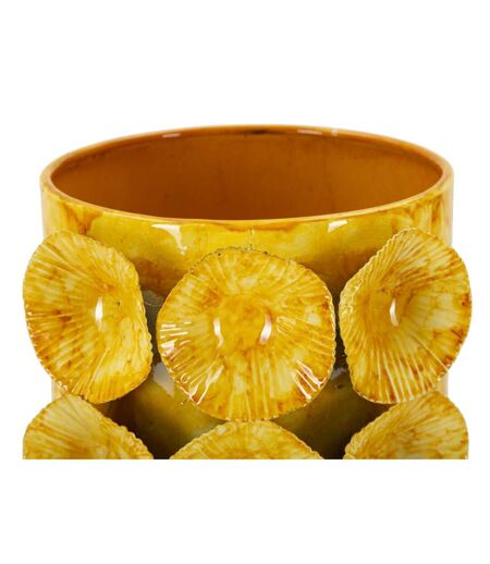 Vase Design Drop 33cm Jaune