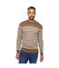 Mens Howland Crew Neck Jumper Taupe Bewley & Ritch-2