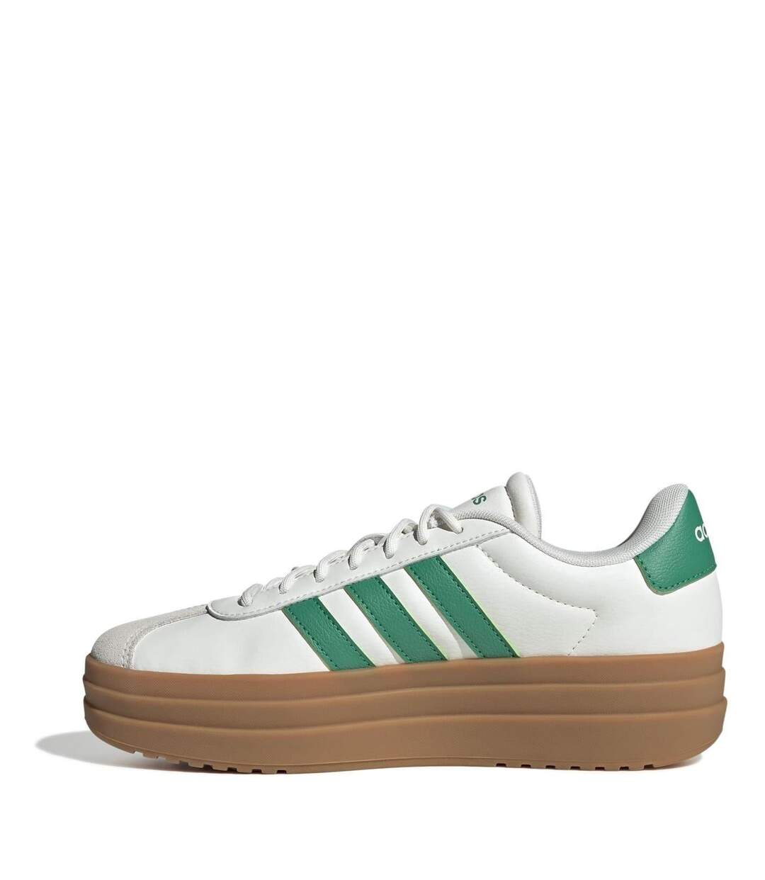 Baskets Court Bold Femme Blanc Vert Marron Pâle Adidas-2