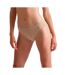 Womens/ladies dance seamless high cut brief 1 garment dark nude Silky