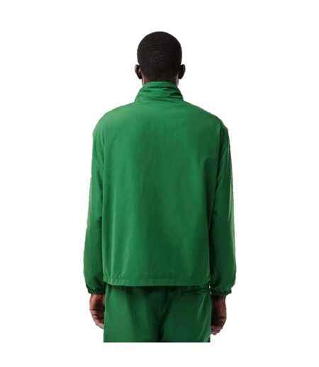 Mens Zipped Jacket Green Lacoste