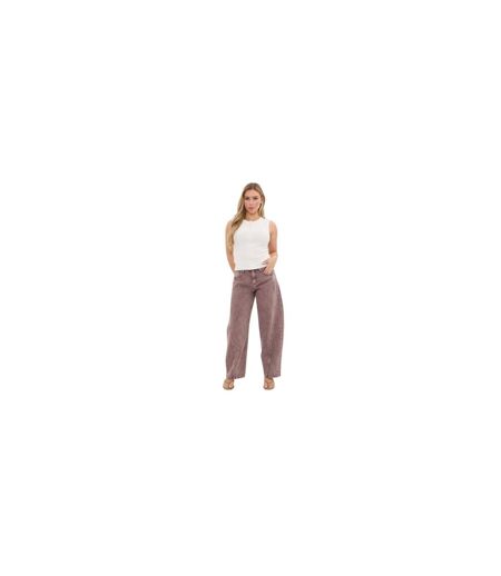 Womens/ladies Barrel Barrel Jeans Brown I Saw It First