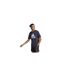 Mens Essentials Logo Cotton T-shirt Navy Adidas-1