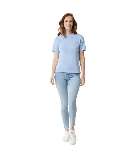 Unisex adult sierra recycled cotton lightweight t-shirt sky blue Iqoniq