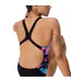 Maillot De Bain 1 Pièce Motif/style Abstrait Femme Noir Abstrait Speedo-4