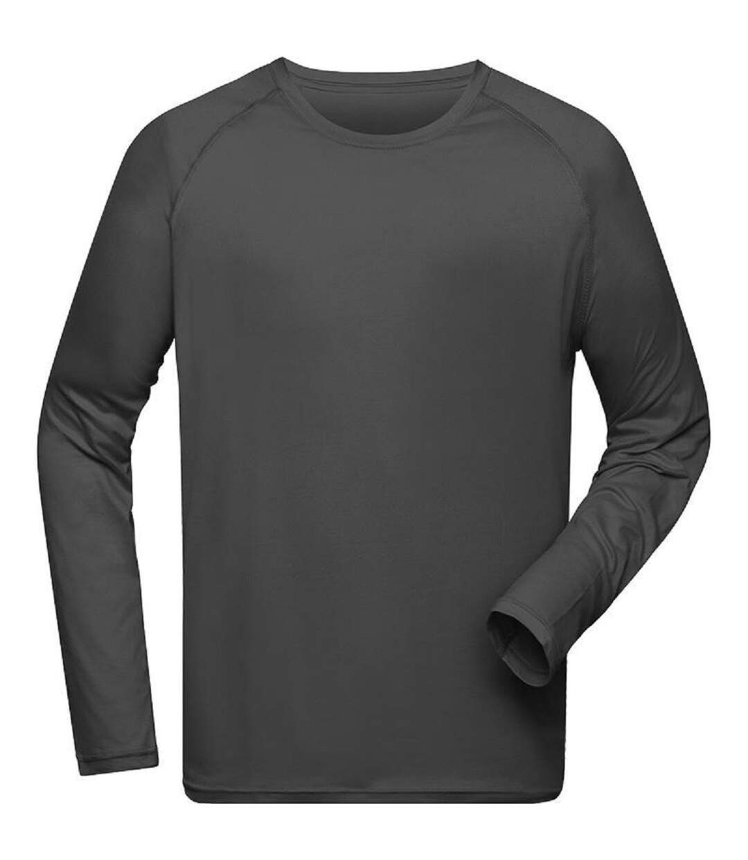 Maillot running en polyester recyclé - Homme - JN522 - gris titane-1