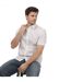 Mens checked short-sleeved shirt white Ted Baker-4