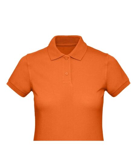 Womens/ladies Inspire Polo Shirt Urban Orange B&C