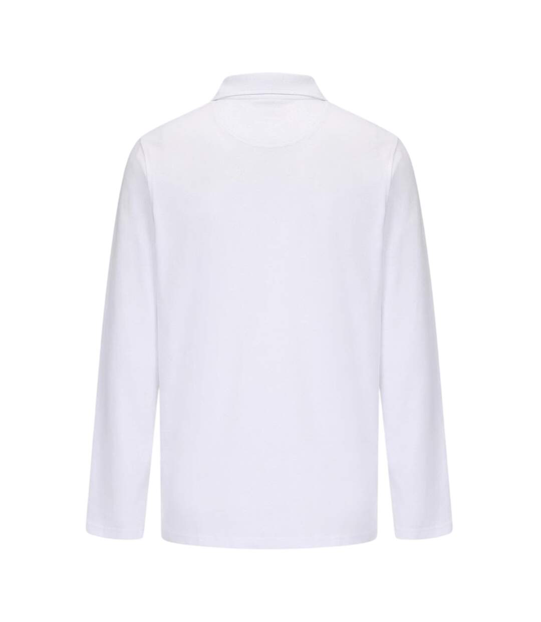 Polo De Cricket Manches Longues Motif/style Logo Homme Crème Slazenger-2