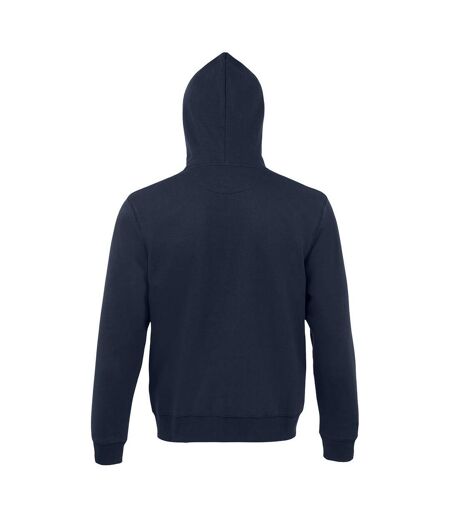 SOLS Mens Spike Full Zip Hooded Sweatshirt (French Navy) - UTPC4105
