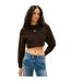 Pull Manches Raglan Femme Marron Clair Tommy Jeans-3